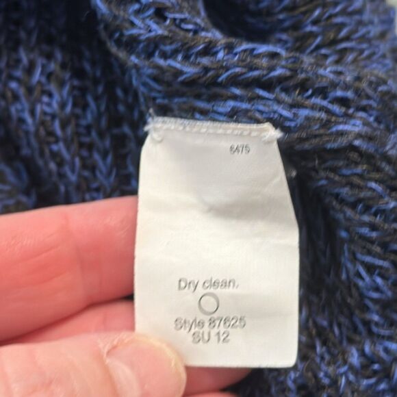 J. Crew Linen Shirt Womens Small Open Knit Crew Neck Textured Vacation Beach - Picture 6 of 8